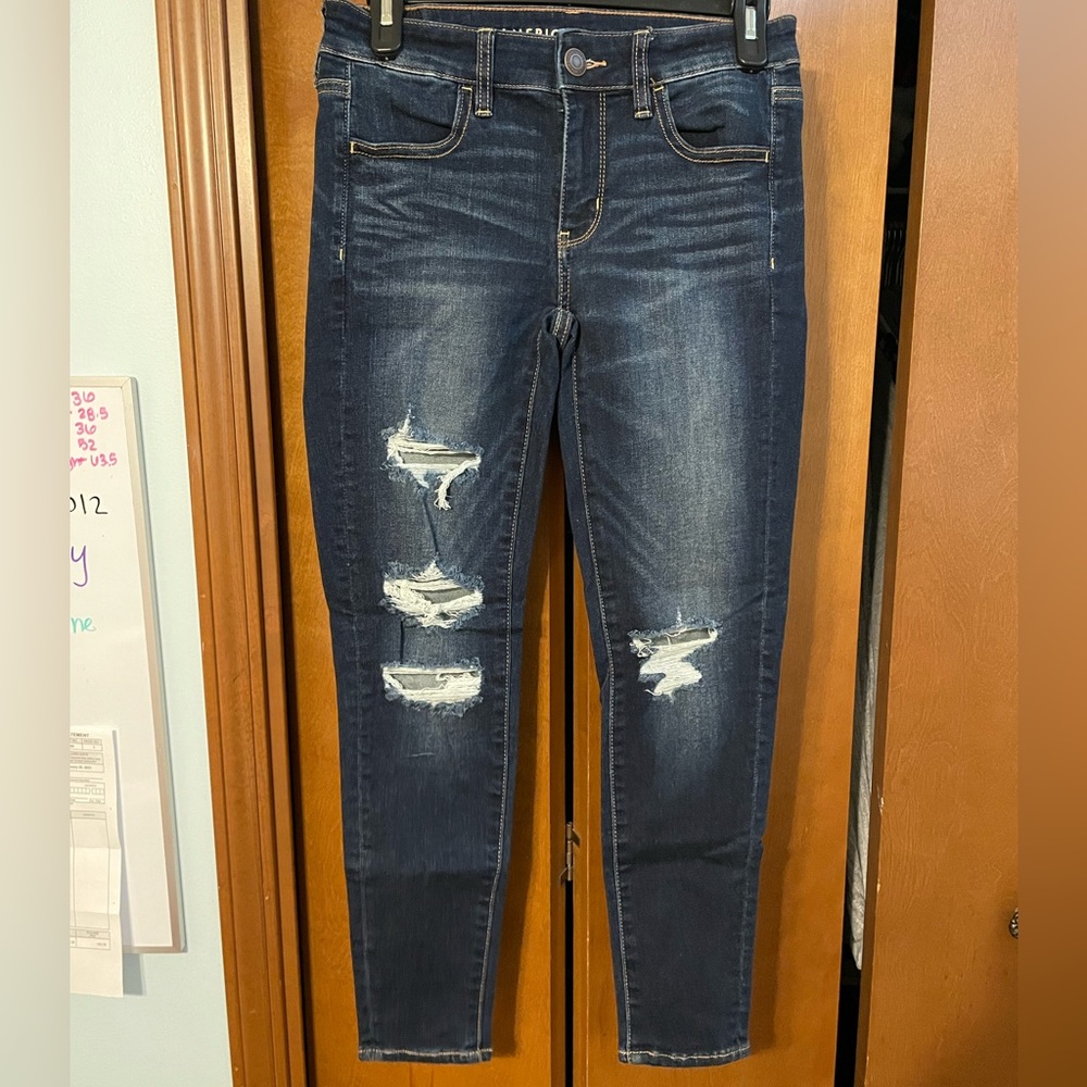 American Eagle high waisted jeans 4S